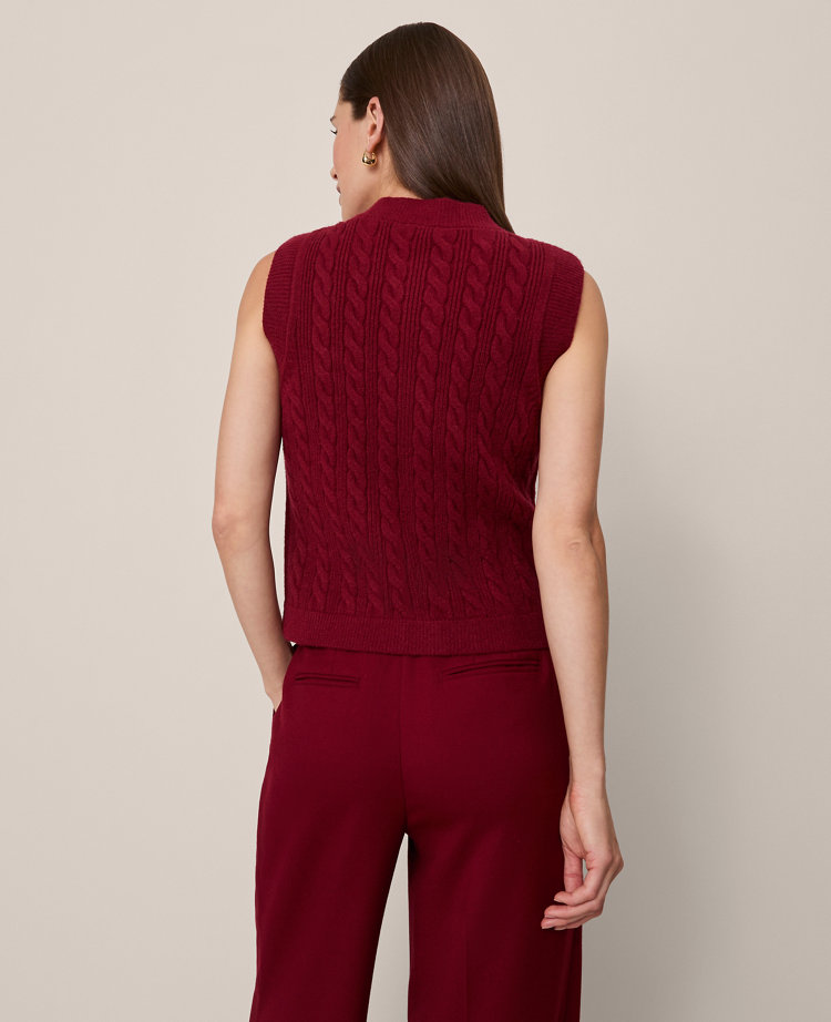 Cable Sweater Vest