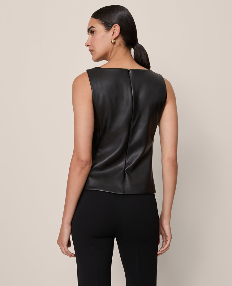 Faux Leather Shell