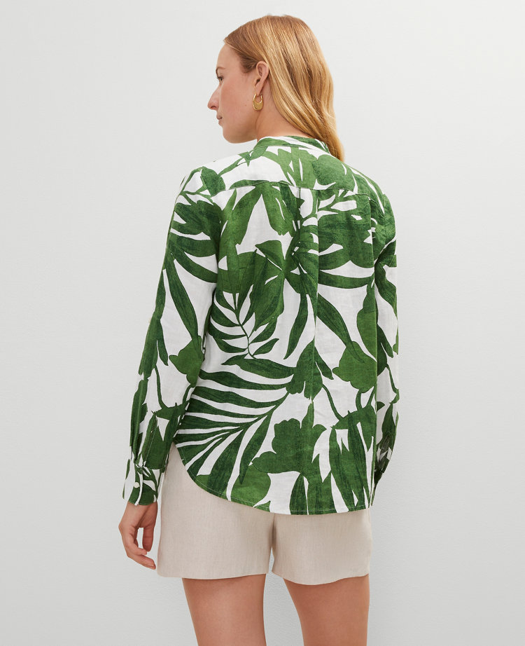 Floral Linen Perfect Shirt