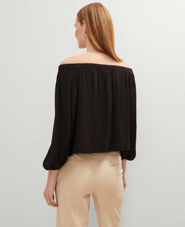 Gathered Off The Shoulder Top
