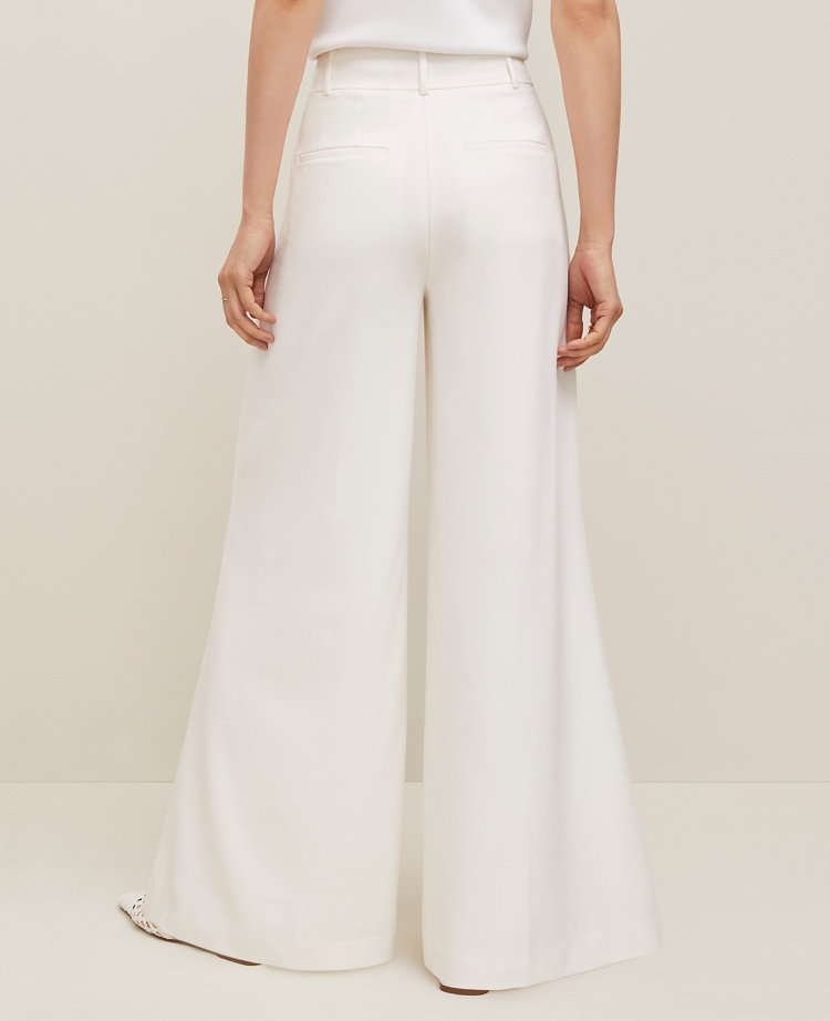 The Petite Statement Palazzo Pant in Melange