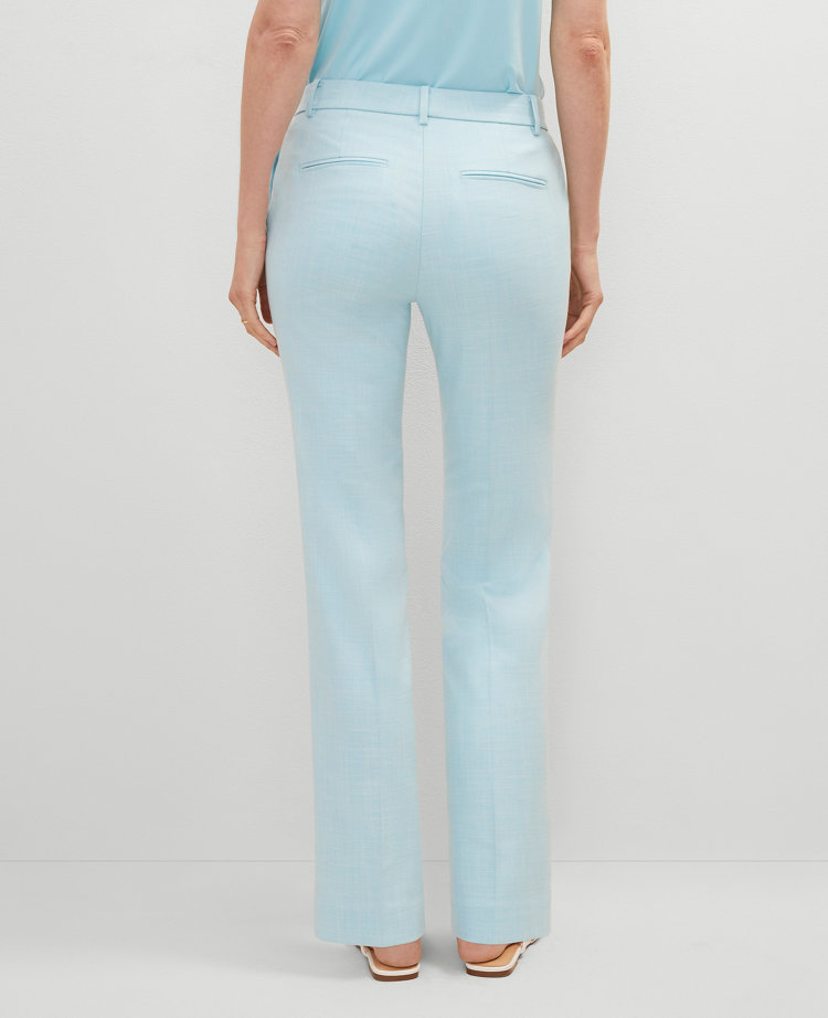 The Sophia Straight Pant in Textured Drape - Curvy Fit