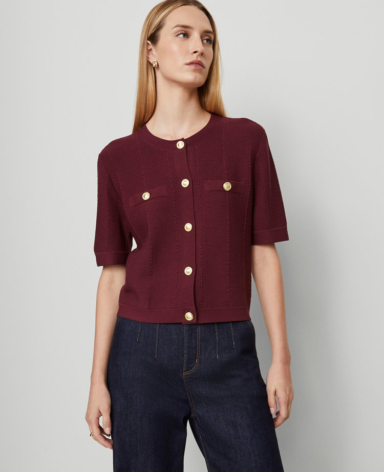 Textured Stitch Cardigan