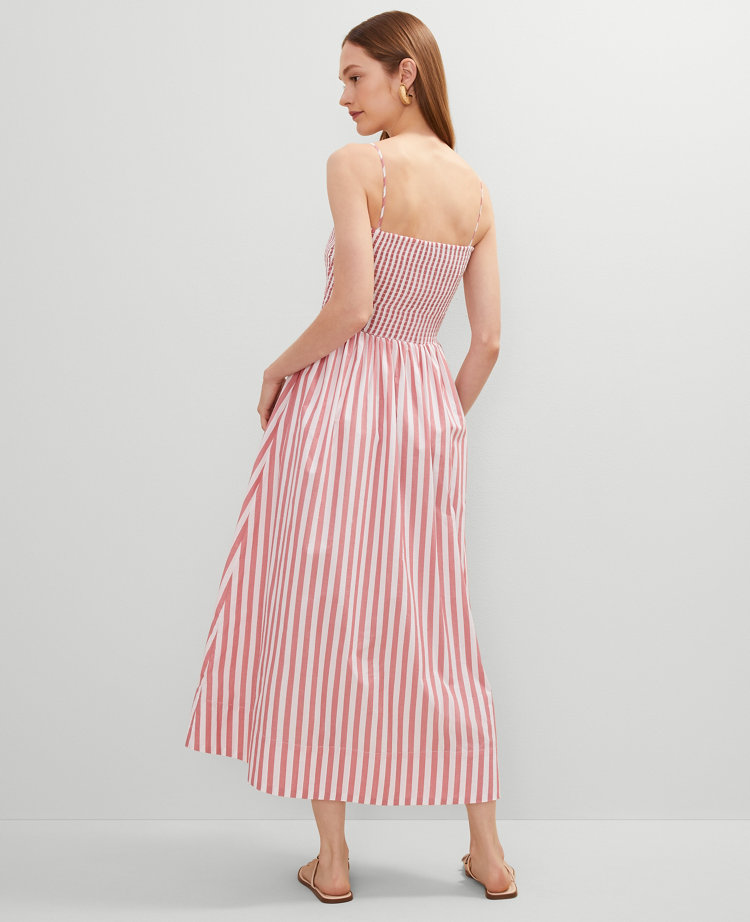 Striped Maxi Flare Dress