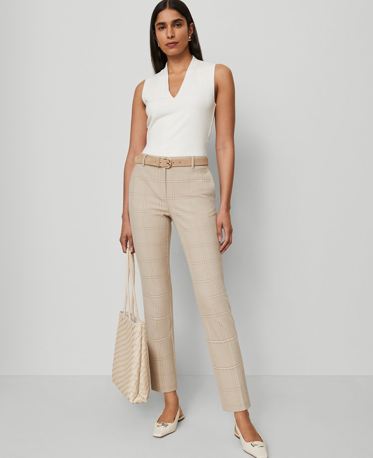 The Eva Ankle Pant in Plaid