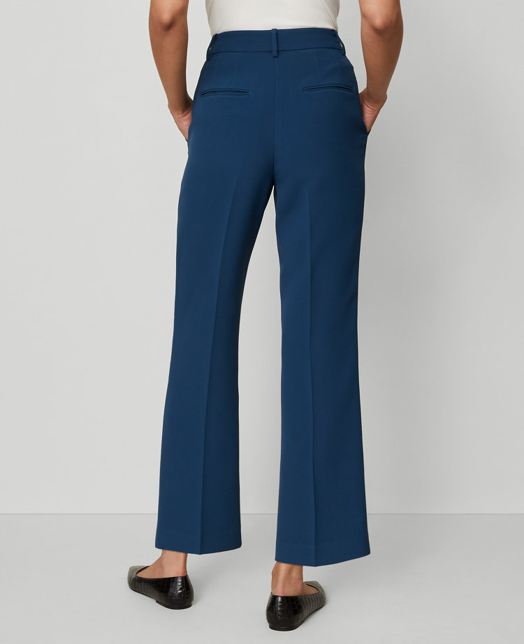 Ann Taylor The Tall Flare Ankle Pant In Gray