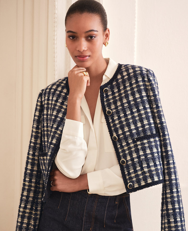 Tweed Patch Pocket Jacket