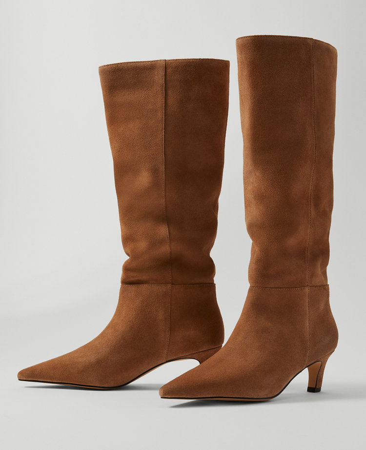 Suede Tall Boot