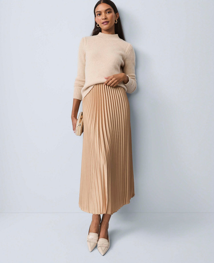 Cashmere Mock Neck Sweater