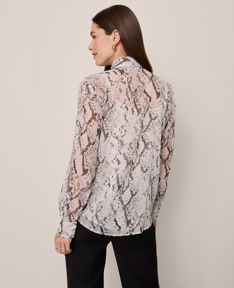 Snake Print Essential Shirt
