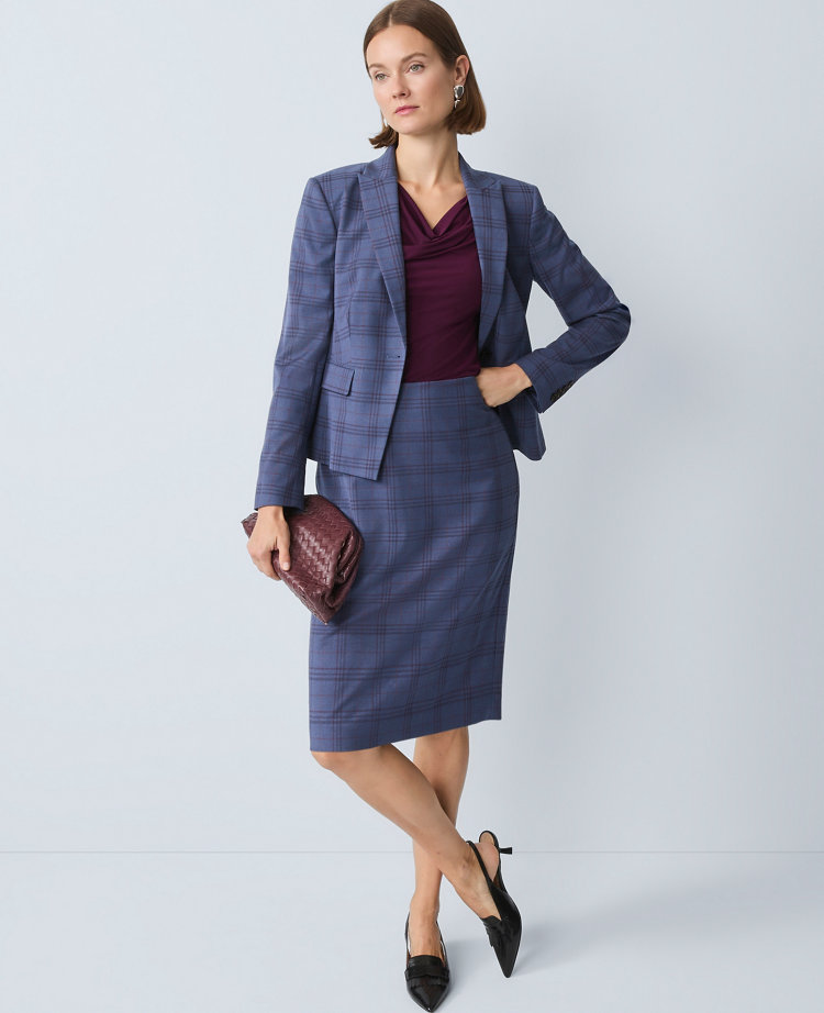 The Pencil Skirt in Plaid