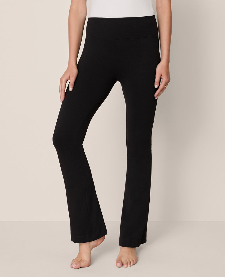 Ann Taylor Flare Leggings In Black