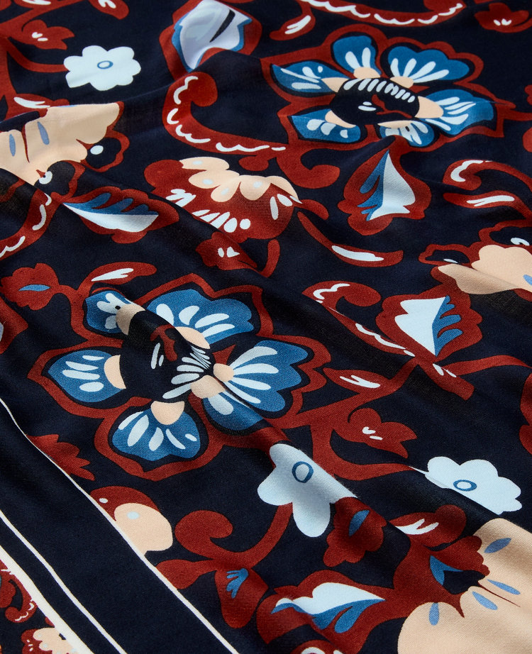 Floral Square Scarf