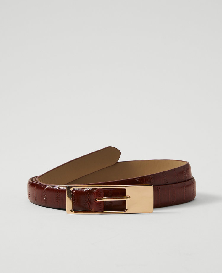 Embossed Leather Belt