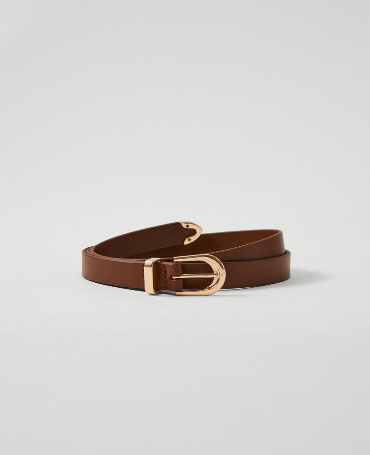 Skinny Leather Belt