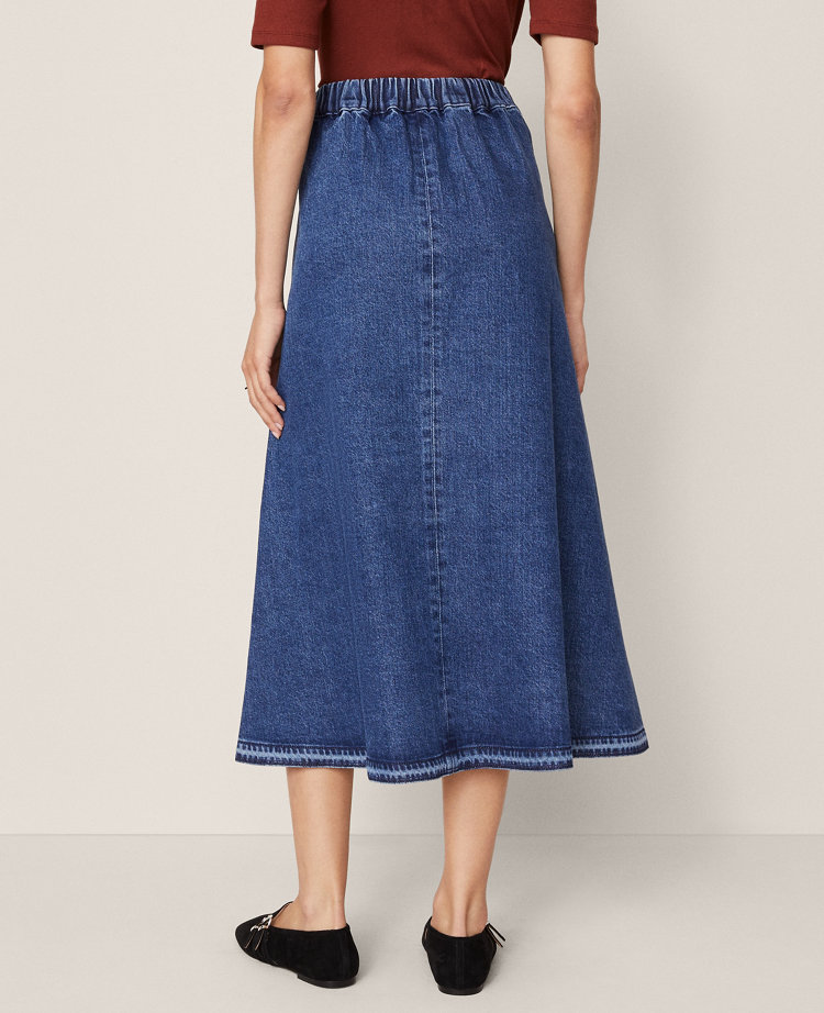 Weekend Collection Denim Midi Skirt