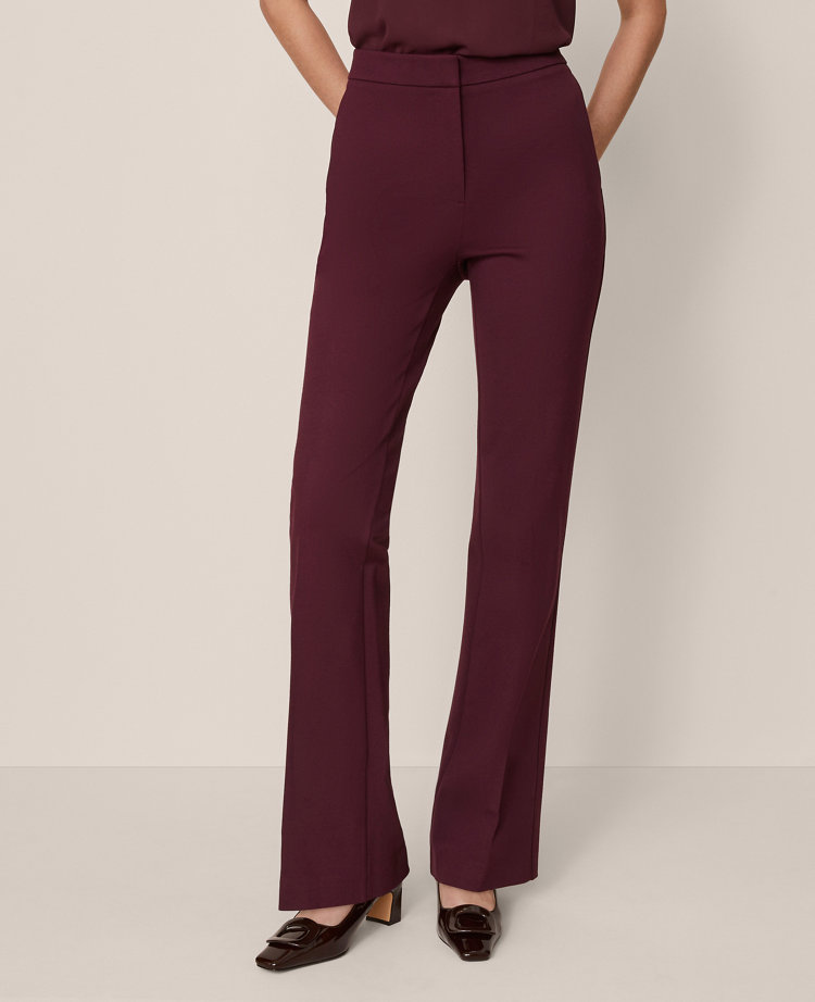Ann Taylor The Petite Skinny Flare Pant In Purple