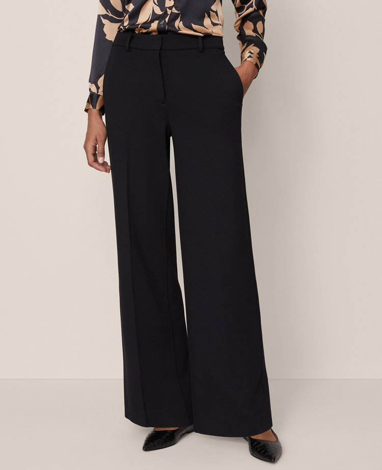 The Petite Wide-Leg Pant in Ponte