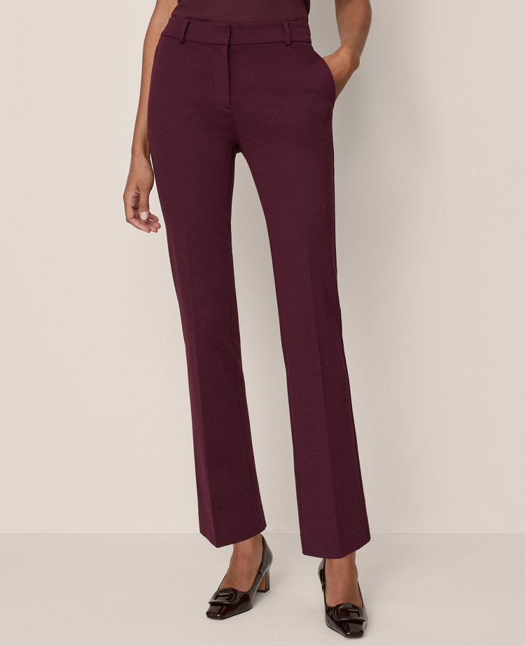 The Petite Straight Pant in Ponte