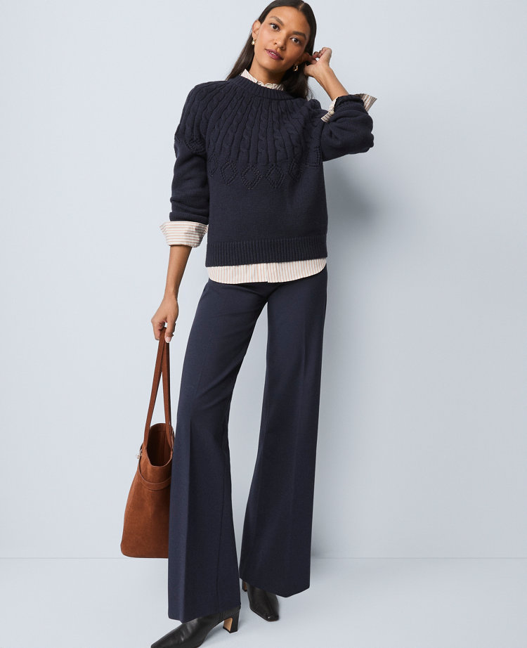 Weekend Collection Easy Wide-Leg Pant