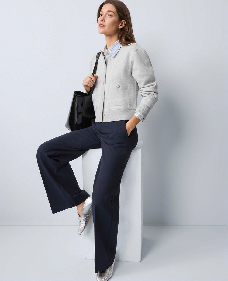 Weekend Collection Easy Perfect Wide Leg Pant in Ponte