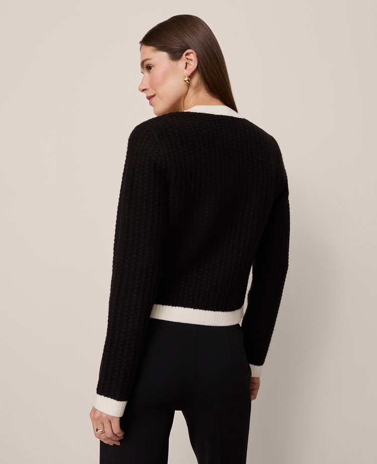 Petite Textured Sweater Jacket