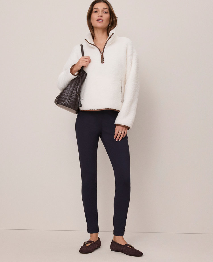 Ann Taylor Weekend Collection Classic Pull On Legging In Black