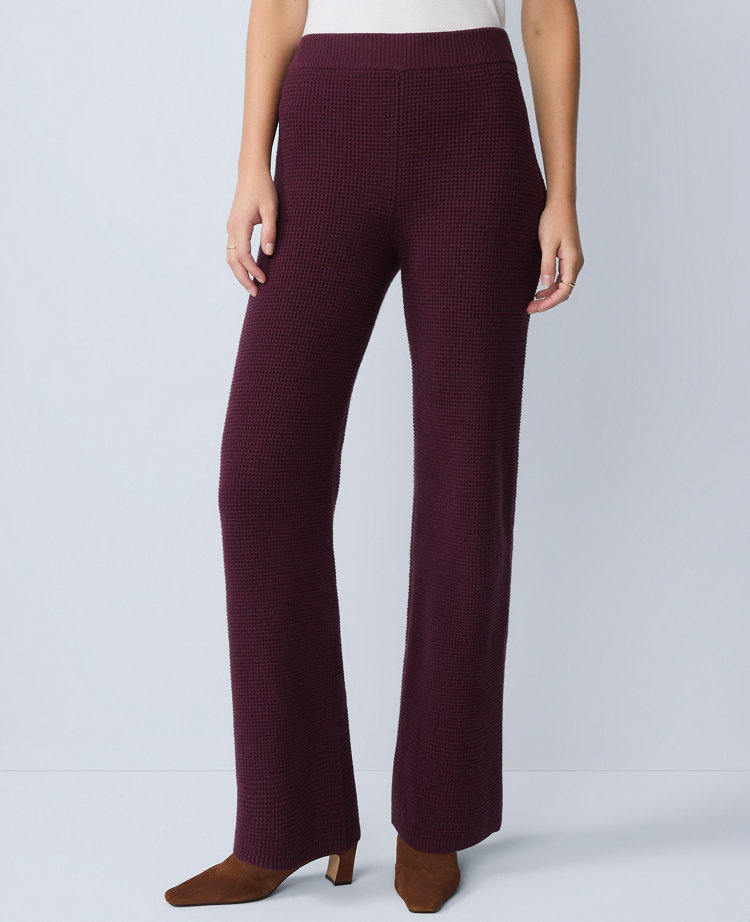Weekend Collection Waffle Sweater Pant