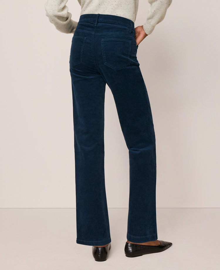 The Petite High Rise Corduroy Pant