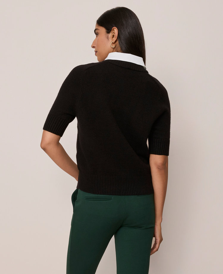 Mix Media Sweater Tee