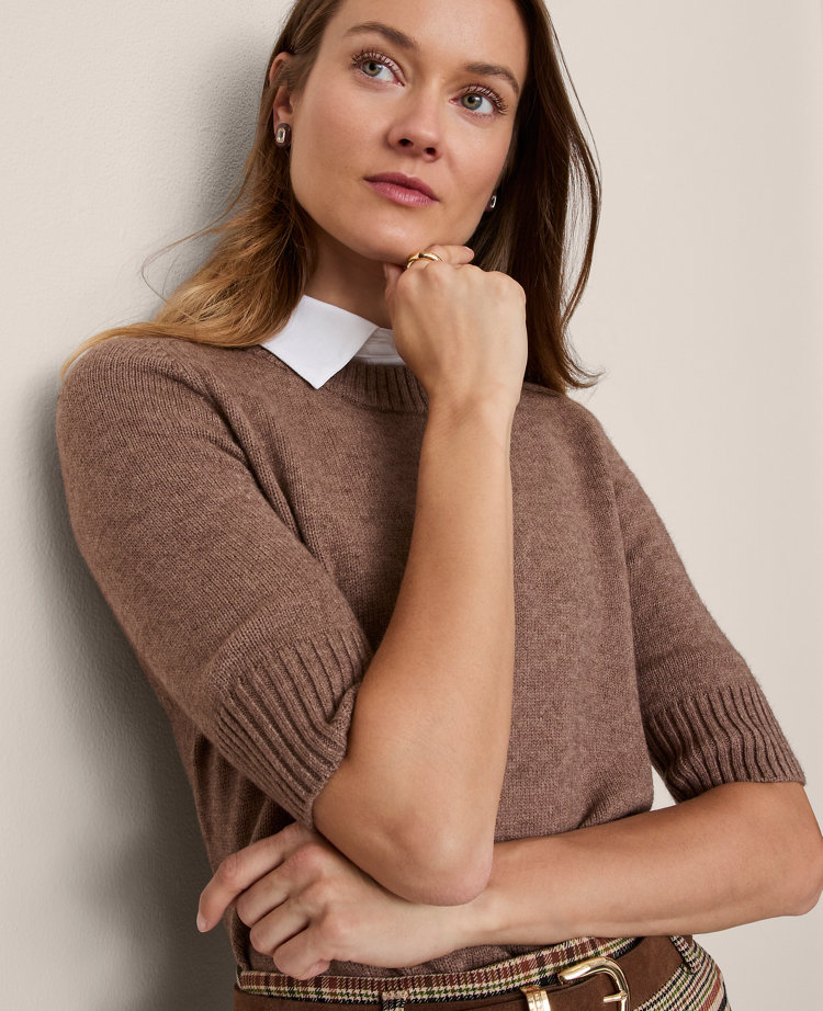Mix Media Sweater Tee