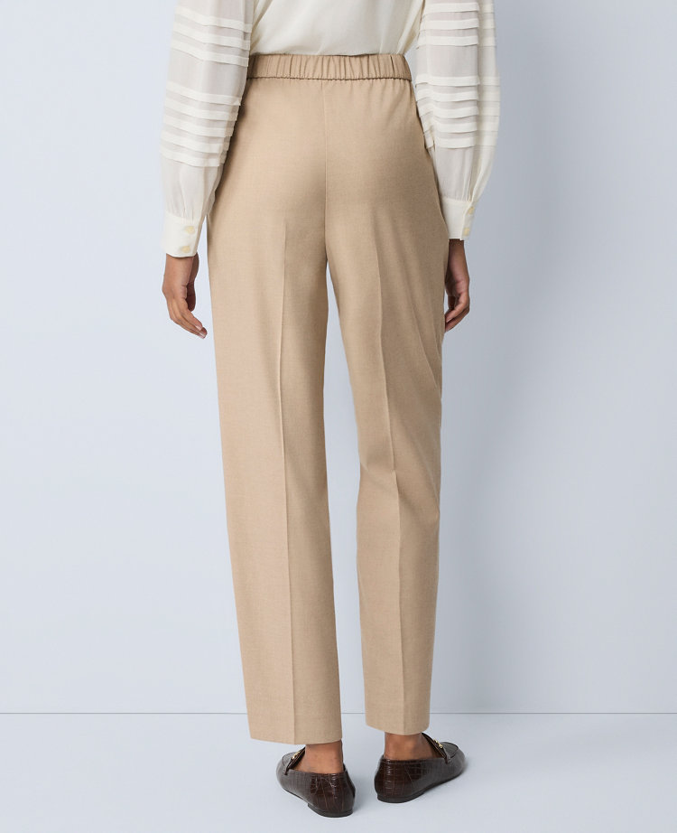 Petite Weekend Collection High Rise Tapered Pant