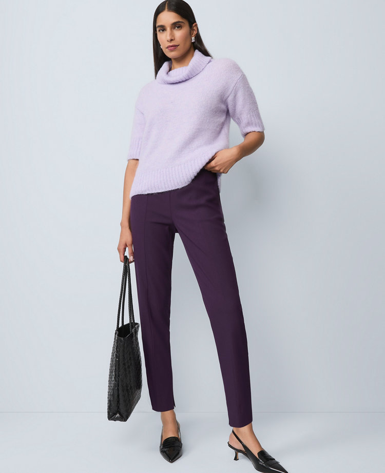 Ann Taylor The Natalie Pant In Purple