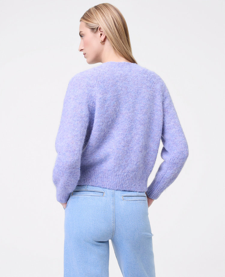 Ann Taylor Weekend Collection Cozy Crew Neck Cardigan Women's