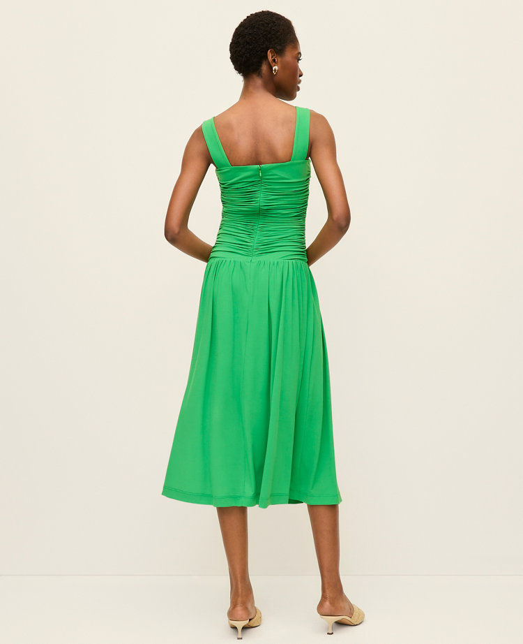 Ruched Midi Dress