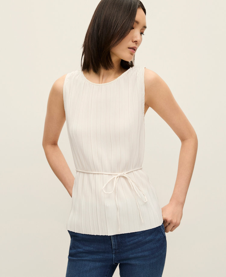 Pleated Halter Top
