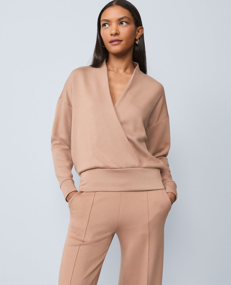 Ann Taylor Weekend Collection Wrap Sweatshirt
