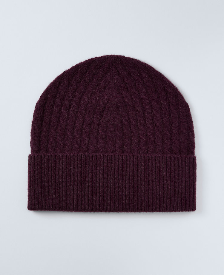 Cashmere Cable Hat
