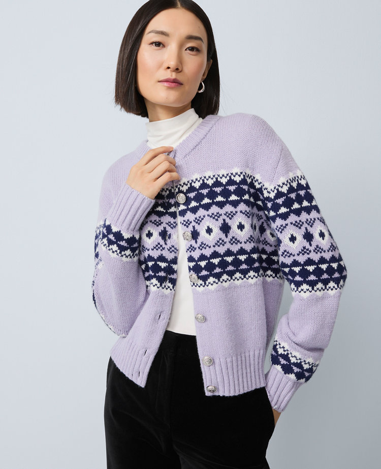 Petite Fair Isle Cardigan