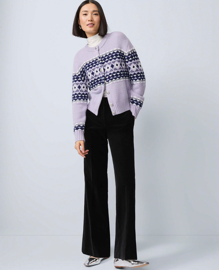 Petite Fair Isle Cardigan
