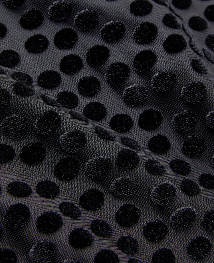 Velvet Mock Neck Top