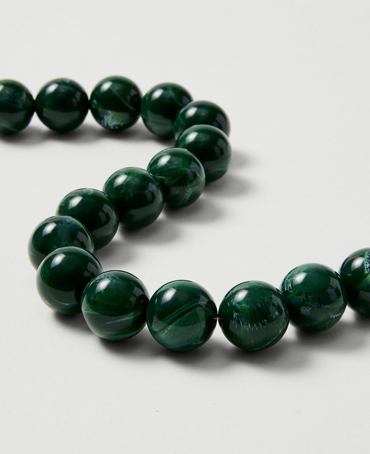 Ann Taylor Stone Statement Necklace Ivory Women's