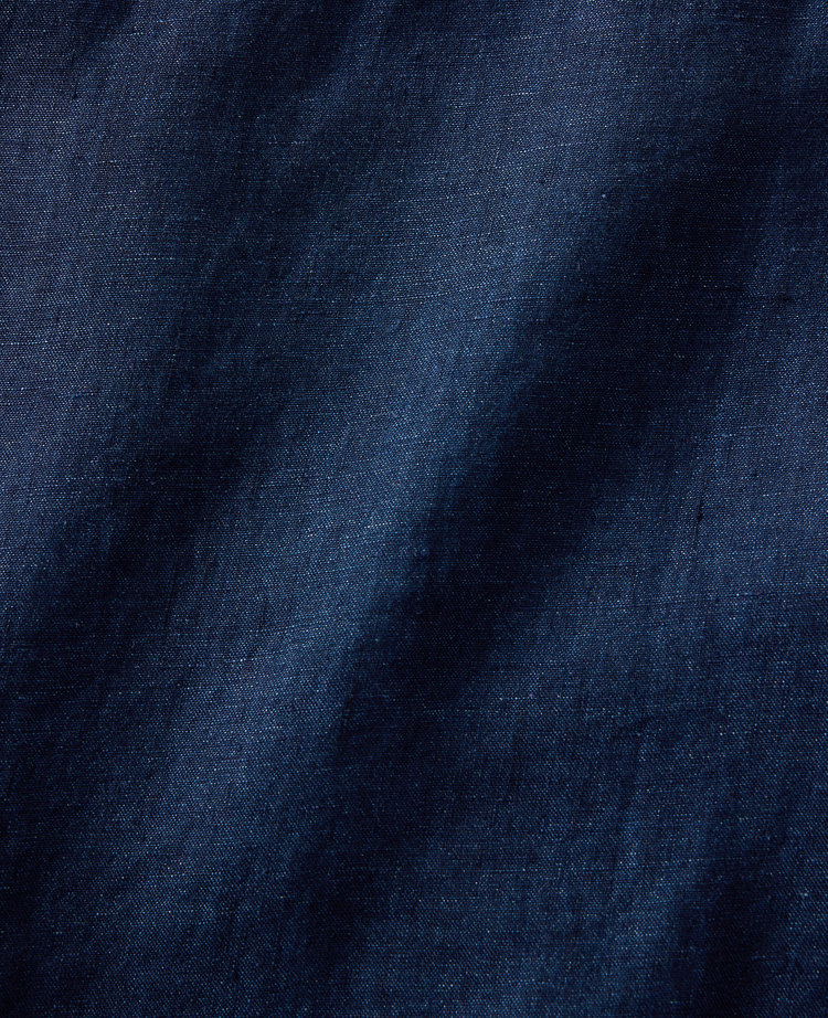 Ann Taylor Haven Well Within Linen Barrel Leg Pants Night Navy Women's