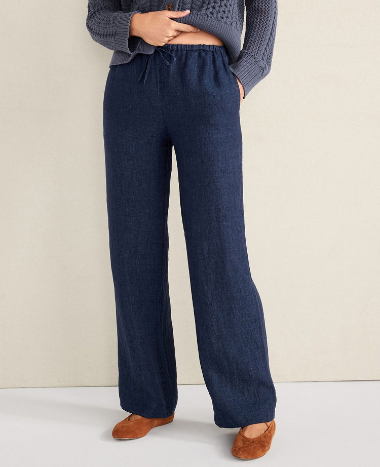 Haven Well Within Linen Straight Leg Pants