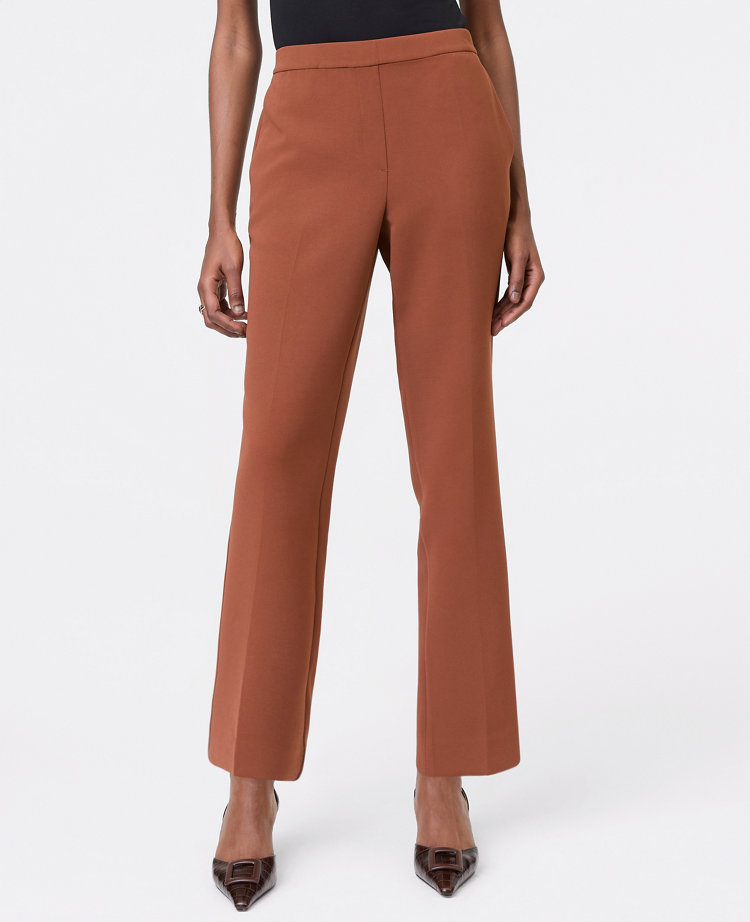 The Petite Relaxed Ankle Pant in Crinkle Crepe