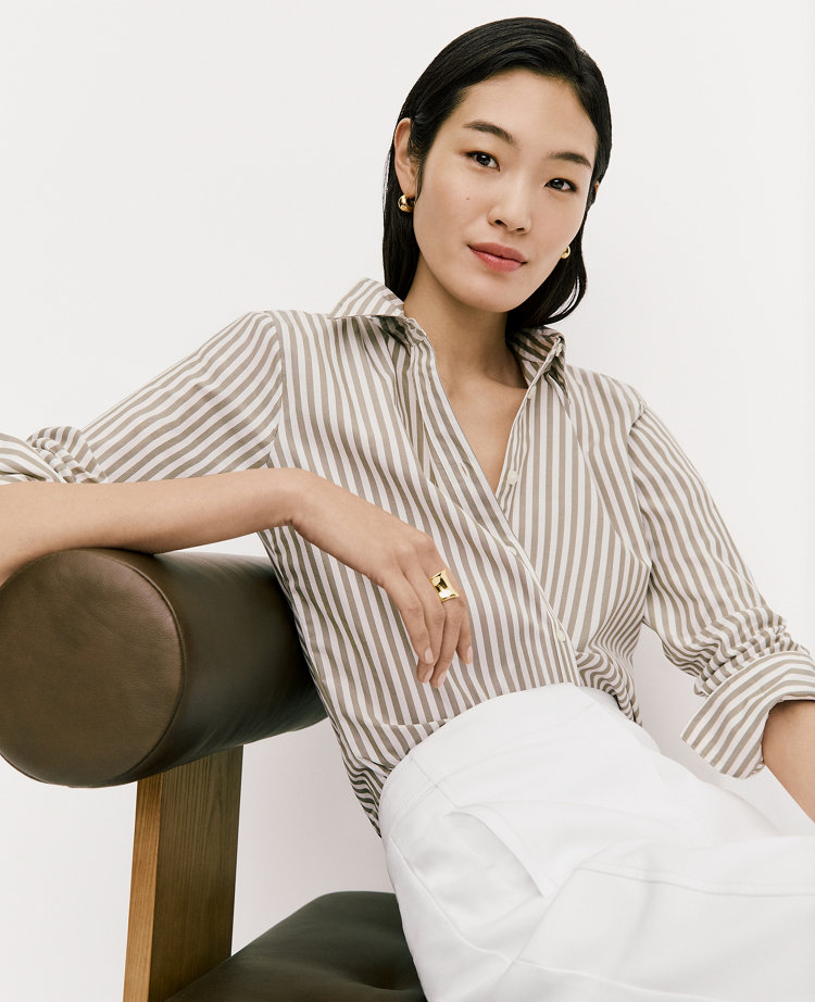 Striped Relaxed Perfect Shirt