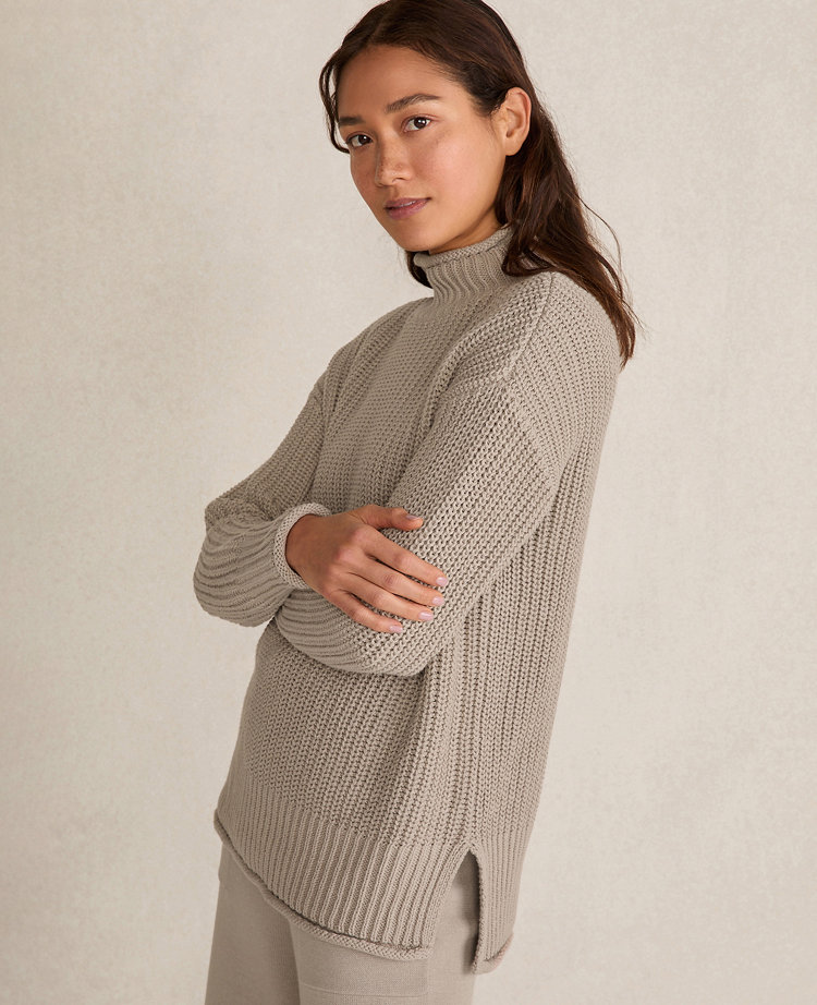 Haven Well Within Organic Cotton Roll Neck Sweater