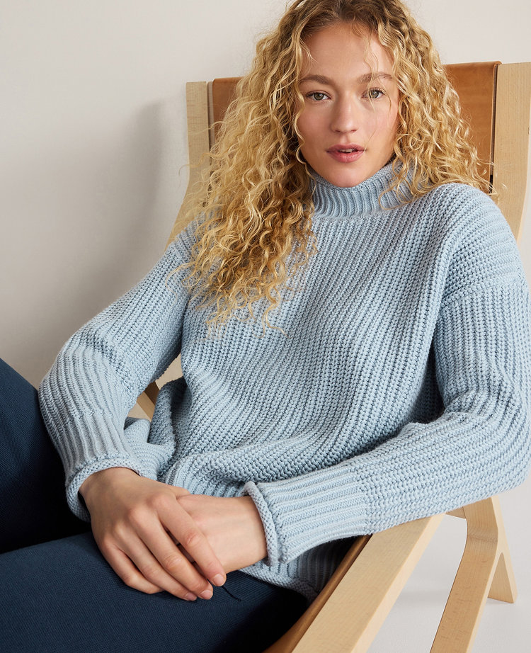 Haven Well Within Organic Cotton Roll Neck Sweater