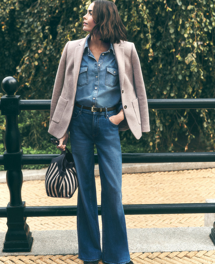The Petite Denim Trouser