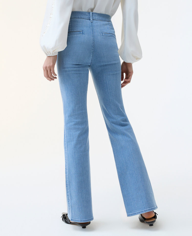 The Petite Mid Rise Boot Jean in Light Wash